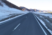 От села Усть-Кан до Кырлыкского перевала отремонтировали 24,8 км дороги по нацпроекту