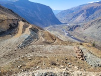 Новый спуск с перевала Кату-Ярык начали строить в Улаганском районе