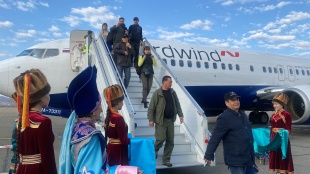 Воздушная гавань Горно-Алтайска приняла первый рейс из Казани авиакомпании Nordwind